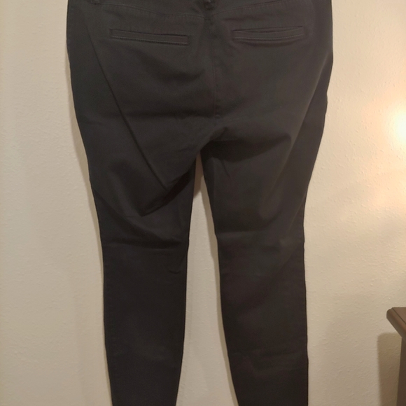 Loft Marisa Cut Ankle Skinny Pants Size 8 Petite Black - Picture 9 of 10